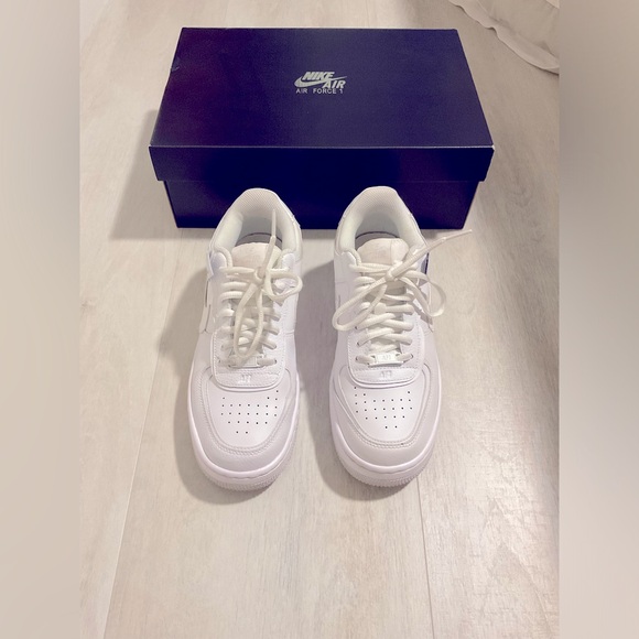 Nike AF1 shadow size 8 1/2 white/white/white - Picture 4 of 9